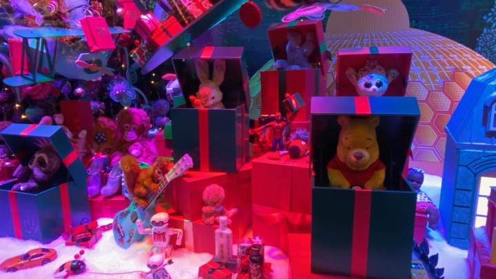 Vitrine décoration de noël France