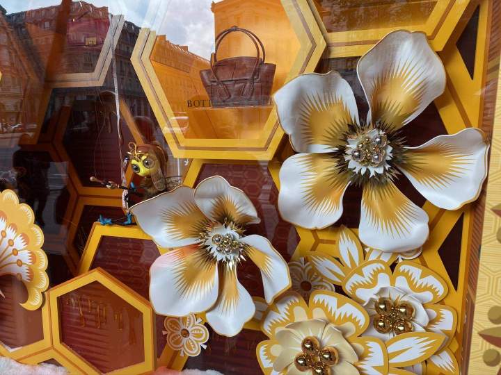 Vitrine de Noël Galeries Lafayette Haussmann France