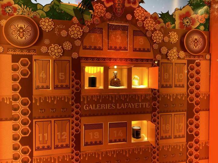 Vitrine calendrier de l'avent France